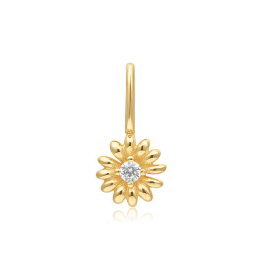 Pop Charms - Anhänger - Silber / 14kt GP - Zirkonia - 1cm